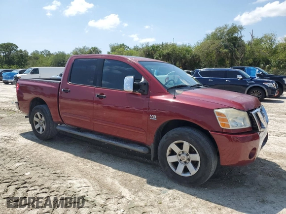 2004 Nissan Titan LE z VIN 1N6AA07B24N515239, wystawiony jako Copart lot #54713705 z przebiegiem 291 421 mil mil oraz Szkoda całkowita • Salvage title. Historia ofert i sprzedaży dostępna na DreamBid. Obrazek 4.