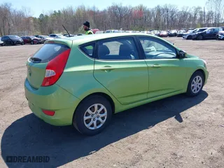 2014 Hyundai Accent GS with VIN KMHCT5AE0EU193502, listed as a IAAI auction lot 42036656 with 114,136 mi miles. Bid and sale history available at carsss.com. Image 4.