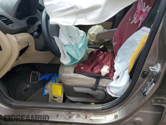 2013 Hyundai Accent GLS with VIN KMHCT4AE1DU504816, listed as a Copart auction lot 54314875 with Not provided miles and Salvage title. Bid and sale history available at DreamBid. Image 7.