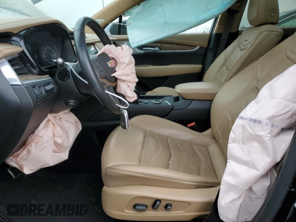 2023 Cadillac XT5 AWD Sport with VIN 1GYKNHRS4PZ232257, listed as a Copart auction lot 45865565 with 26,522 mi miles and Non repairable. Bid and sale history available at DreamBid. Image 7.
