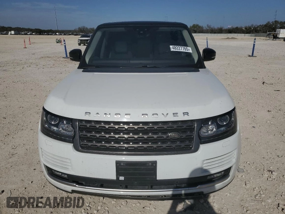 2017 Land Rover Range Rover with VIN SALGR2FV7HA356561, listed as a Copart auction lot 48227765 with 120,871 mi miles and Clean title. Bid and sale history available at DreamBid. Image 5.