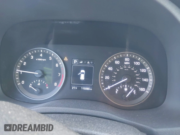 2017 Hyundai Tucson Sport with VIN KM8J3CA27HU410971, listed as a IAAI auction lot 41468401 with 115,080 mi miles and . Bid and sale history available at DreamBid. Image 7.