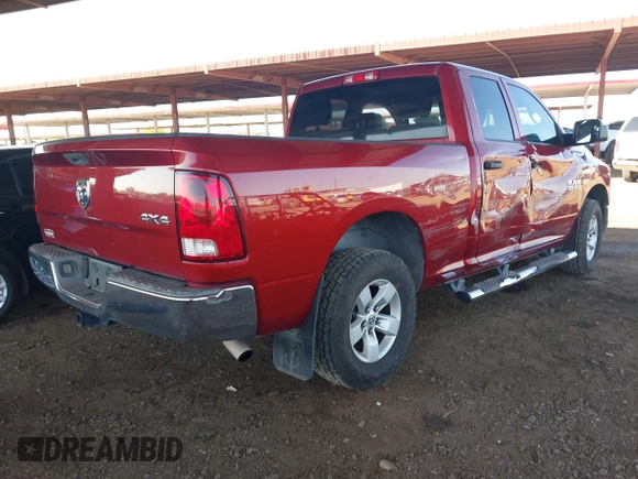 2014 Ram 1500 Express with VIN 1C6RR7FT3ES137976, listed as a IAAI auction lot 42011408 with 201,337 mi miles. Bid and sale history available at carsss.com. Image 4.