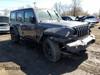 2020 Jeep Wrangler Unlimited Willys with VIN 1C4HJXDN6LW116397, listed as a Copart auction lot 49473715 with 54,981 mi miles and Salvage title. Bid and sale history available at DreamBid. Image 4.