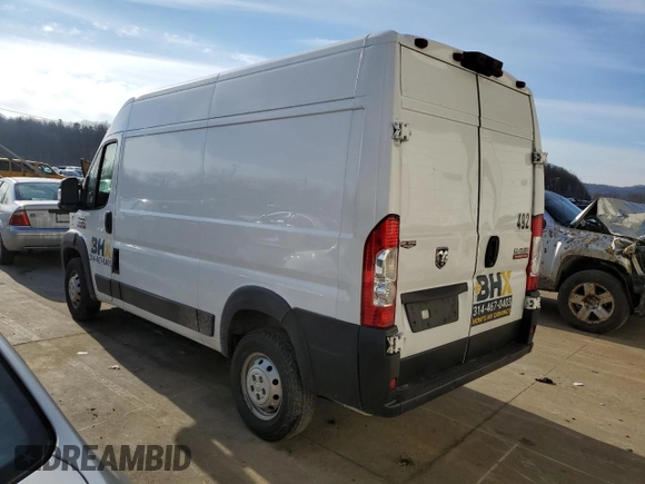2019 Ram ProMaster Cargo with VIN 3C6TRVCGXKE539381, listed as a Copart auction lot 86545504 with 271,447 mi miles and Non Repairable. Bid and sale history available at DreamBid. Image 2.