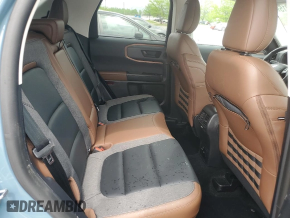 2022 Ford Bronco Sport Outer Banks with VIN 3FMCR9C63NRE26971, listed as a Copart auction lot 54304915 with 35,462 mi miles and Salvage title. Bid and sale history available at DreamBid. Image 11.