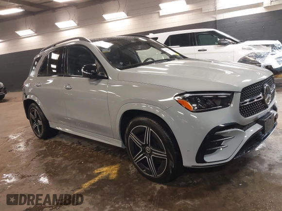 2024 Mercedes-Benz GLE 450 z VIN 4JGFB5KB9RB150766, wystawiony jako IAAI lot #41832447 z przebiegiem 14 832 mil mil oraz . Historia ofert i sprzedaży dostępna na DreamBid. Obrazek 1.
