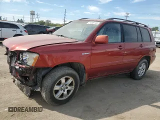 2001 Toyota Highlander with VIN JTEHF21AX10036389, listed as a Copart auction lot 71358144 with Not provided miles and Salvage title. Bid and sale history available at DreamBid. Image 1.