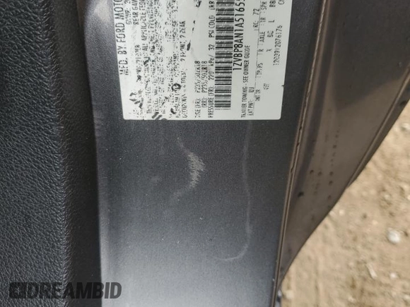 2010 Ford Mustang V6 with VIN 1ZVBP8AN1A5165506, listed as a Copart auction lot 53522765 with 132,089 mi miles and Salvage Title. Bid and sale history available at DreamBid. Image 12.