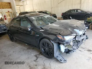 2020 Acura TLX w/A-Spec Pkg with VIN 19UUB3F66LA002442, listed as a Copart auction lot 57103055 with 92,005 mi miles and Salvage title. Bid and sale history available at DreamBid. Image 4.