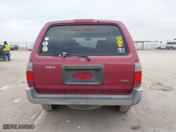 2000 Toyota 4Runner with VIN JT3GM84R5Y0062150, listed as a IAAI auction lot 41281527 with 204,705 mi miles. Bid and sale history available at carsss.com. Image 16.