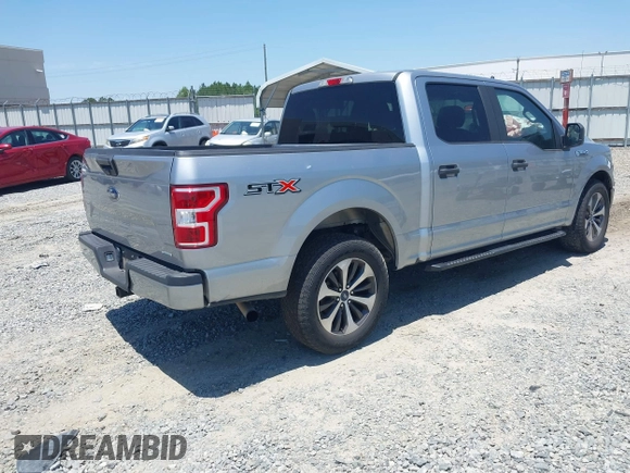2020 Ford F-150 XL with VIN 1FTEW1CP7LKE91629, listed as a IAAI auction lot 42276193 with 101,788 mi miles and . Bid and sale history available at DreamBid. Image 4.