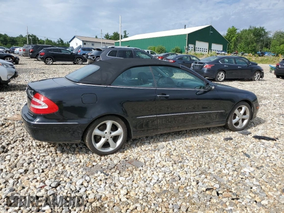 2005 Mercedes-Benz CLK 320 with VIN WDBTK65GX5T042891, listed as a Copart auction lot 60829694 with 189,085 mi miles and Salvage Title. Bid and sale history available at DreamBid. Image 3.