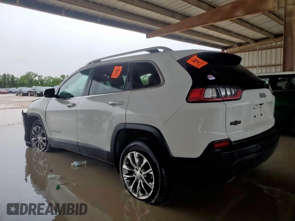 2020 Jeep Cherokee Lux with VIN 1C4PJLLX8LD525066, listed as a Copart auction lot 59350035 with 53,640 mi miles and Salvage title. Bid and sale history available at DreamBid. Image 2.