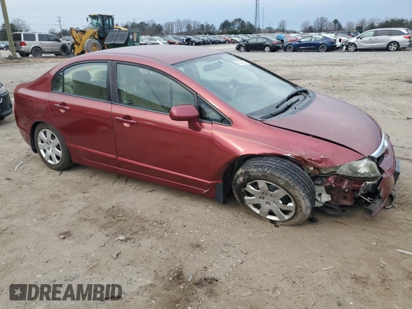 2007 Honda Civic Sdn LX with VIN 1HGFA165X7L120334, listed as a Copart auction lot 47234225 with 74,383 mi miles and Salvage Title. Bid and sale history available at carsss.com. Image 4.