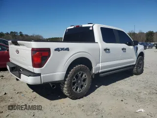2024 Ford F-150 STX with VIN 1FTFW2L59RKE14875, listed as a Copart auction lot 46868435 with 7,777 mi miles and Salvage Title. Bid and sale history available at carsss.com. Image 3.