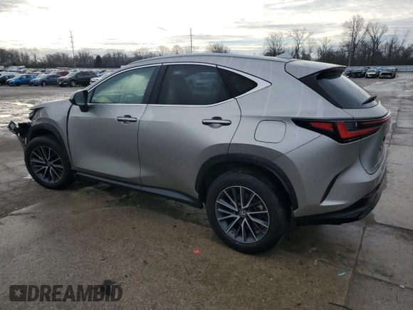 2022 Lexus NX with VIN 2T2AKCEZ2NC002882, listed as a Copart auction lot 43757475 with 48,299 mi miles and Salvage Title. Bid and sale history available at carsss.com. Image 2.