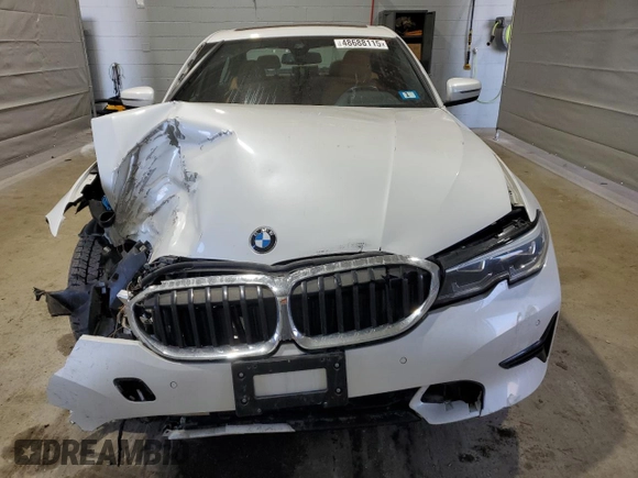 2021 BMW 3 Series 330i xDrive with VIN 3MW5R7J01M8B73697, listed as a Copart auction lot 48688115 with Not Provided miles and Salvage Title. Bid and sale history available at DreamBid. Image 5.
