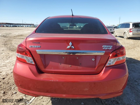 2017 Mitsubishi Mirage G4 ES with VIN ML32F3FJ9HHF19561, listed as a Copart auction lot 88504305 with 79,043 mi miles and Salvage Title. Bid and sale history available at carsss.com. Image 6.