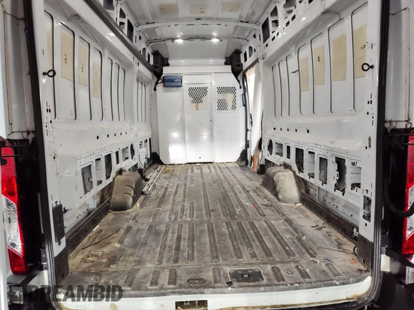 2018 Ford Transit with VIN 1FTYR3XM8JKA44725, listed as a IAAI auction lot 42209443 with 177,530 mi miles. Bid and sale history available at carsss.com. Image 1.
