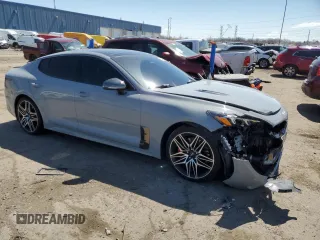 2022 Kia Stinger GT1 with VIN KNAE45LC0N6110593, listed as a Copart auction lot 52643315 with 42,181 mi miles and Clean Title. Bid and sale history available at DreamBid. Image 4.