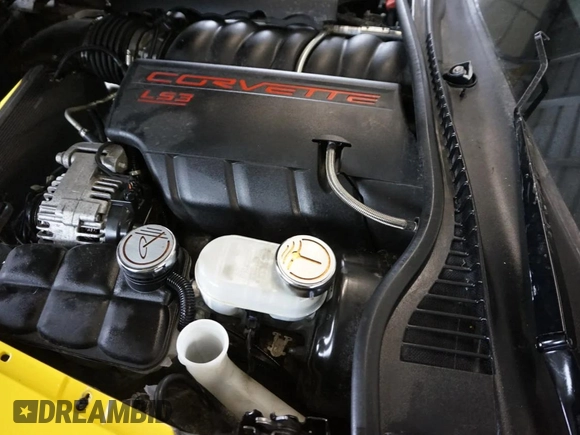 2008 Chevrolet Corvette with VIN 1G1YY26W585123965, listed as a Copart auction lot 45960685 with 55,239 mi miles and Salvage Title. Bid and sale history available at carsss.com. Image 7.