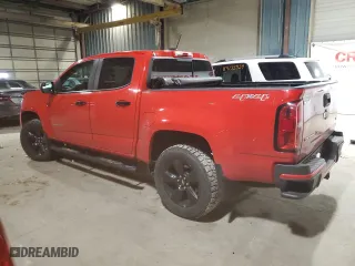 2018 Chevrolet Colorado 4WD LT with VIN 1GCGTCEN8J1225029, listed as a Copart auction lot 85121074 with 76,843 mi miles and Salvage Title. Bid and sale history available at carsss.com. Image 2.