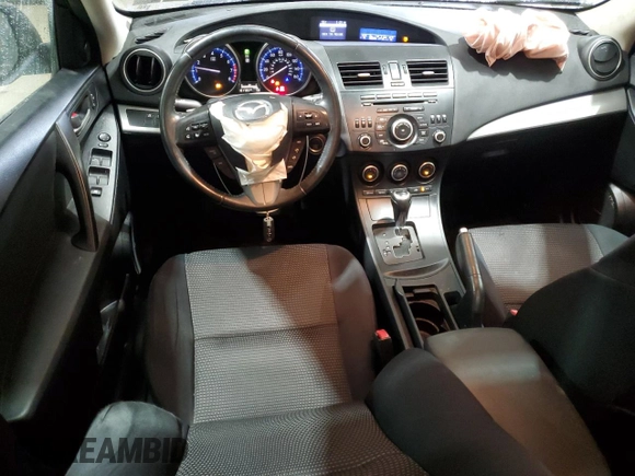2013 Mazda 3 i Touring with VIN JM1BL1VP9D1834621, listed as a Copart auction lot 53509025 with 101,785 mi miles and Salvage Title. Bid and sale history available at DreamBid. Image 8.
