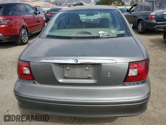 2001 Mercury Sable LS with VIN 1MEFM53U21G623749, listed as a Copart auction lot 72206684 with 97,044 mi miles and Salvage title. Bid and sale history available at DreamBid. Image 6.