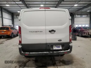 2024 Ford Transit Cargo with VIN 1FTBR1Y88RKB38322, listed as a Copart auction lot 45318395 with 1,168 mi miles and Salvage Title. Bid and sale history available at DreamBid. Image 6.