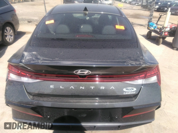 2024 Hyundai Elantra Limited with VIN KMHLP4DG4RU818145, listed as a IAAI auction lot 41881179 with 3,128 mi miles and . Bid and sale history available at DreamBid. Image 17.