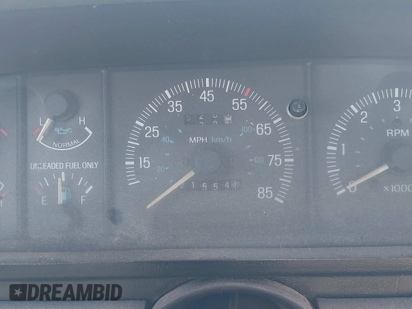 1989 Ford F-150 z VIN 1FTEF15YXKPA91958, wystawiony jako IAAI lot #42390477 z przebiegiem 21 554 mil mil oraz . Historia ofert i sprzedaży dostępna na DreamBid. Obrazek 7.