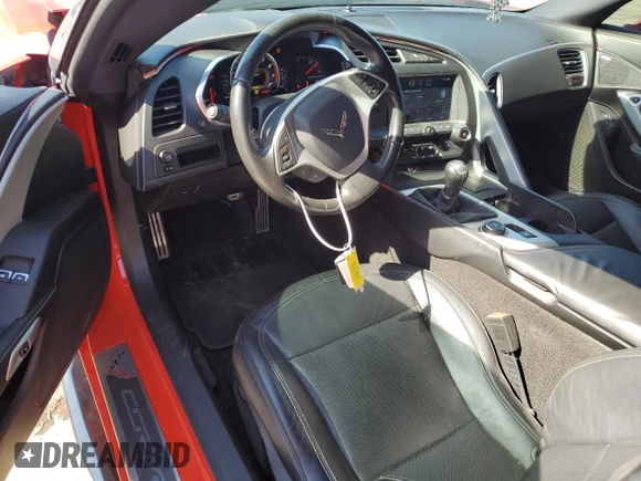 2015 Chevrolet Corvette 1LT with VIN 1G1YA2D78F5115503, listed as a Copart auction lot 74115974 with 49,822 mi miles and Clean Title. Bid and sale history available at carsss.com. Image 8.