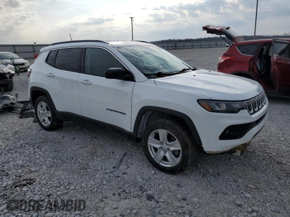 2022 Jeep Compass Latitude с VIN 3C4NJDBB4NT121925, выставлен на аукционе Copart как лот 48743545 с пробегом 46 995 миль миль и Списание • Salvage title. История ставок и продаж доступна на DreamBid. Изображение 4.