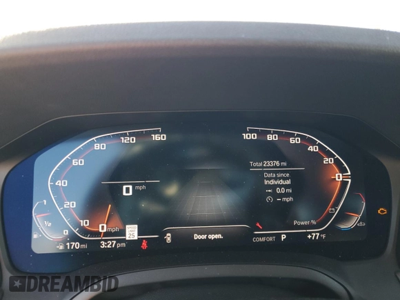 2022 BMW 3 Series M340i with VIN 3MW5U7J05N8C58784, listed as a Copart auction lot 82155364 with 23,376 mi miles and Salvage Title. Bid and sale history available at carsss.com. Image 9.