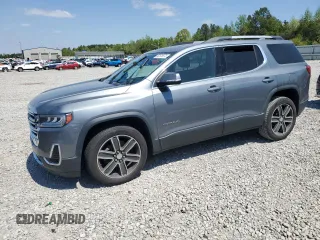 2020 GMC Acadia SLT z VIN 1GKKNMLS7LZ130716, wystawiony jako Copart lot #52879875 z przebiegiem Nie podano mil oraz Szkoda całkowita • Salvage title. Historia ofert i sprzedaży dostępna na DreamBid. Obrazek 1.
