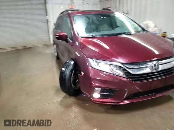 2018 Honda Odyssey EX-L with VIN 5FNRL6H79JB097107, listed as a Copart auction lot 50604315 with 78,093 mi miles and Salvage Title. Bid and sale history available at carsss.com. Image 14.
