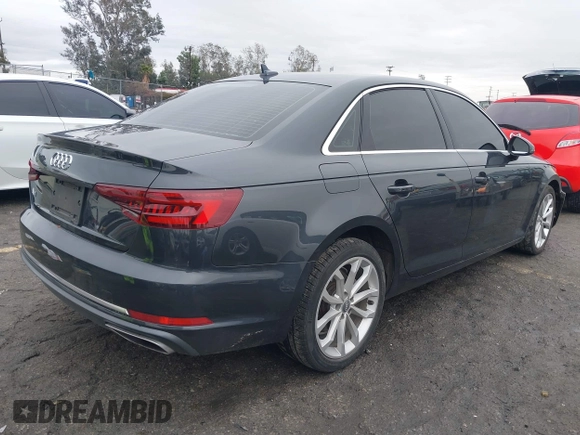 2019 Audi A4 Premium z VIN WAUGMAF44KA060327, wystawiony jako IAAI lot #41757099 z przebiegiem 52 110 mil mil oraz . Historia ofert i sprzedaży dostępna na DreamBid. Obrazek 4.