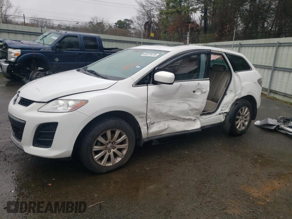 2010 Mazda CX-7 Sport with VIN JM3ER2W5XA0322342, listed as a Copart auction lot 44572475 with Not Provided miles and Salvage Title. Bid and sale history available at carsss.com. Image 1.