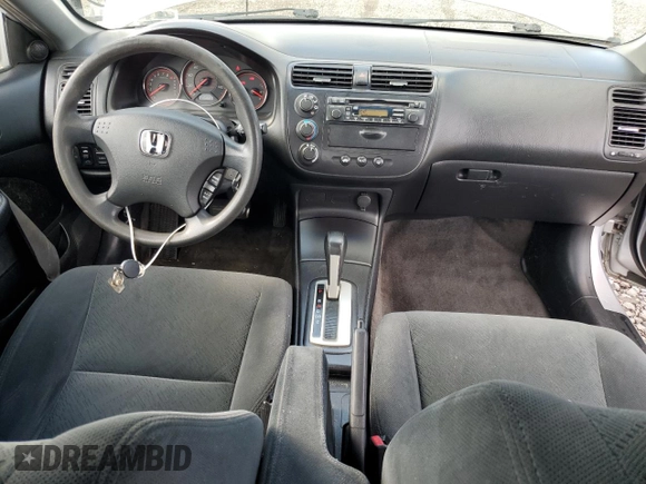 2005 Honda Civic EX with VIN 1HGEM22925L045823, listed as a Copart auction lot 55984995 with 245,821 mi miles and Salvage Title. Bid and sale history available at DreamBid. Image 8.