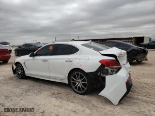 2020 Genesis G70 3.3T Advanced with VIN KMTG74LE5LU055681, listed as a Copart auction lot 53918564 with 25,778 mi miles and Salvage Title. Bid and sale history available at carsss.com. Image 2.
