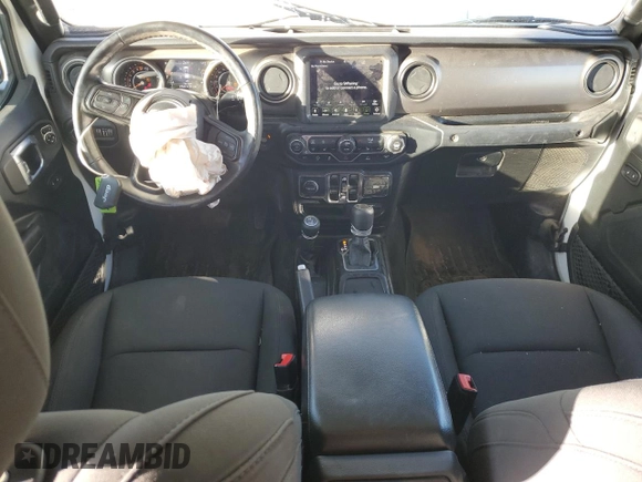 2021 Jeep Gladiator Sport S с VIN 1C6HJTAG3ML508147, выставлен на аукционе Copart как лот 48137855 с пробегом 43 407 миль миль и Списание • Salvage title. История ставок и продаж доступна на DreamBid. Изображение 8.