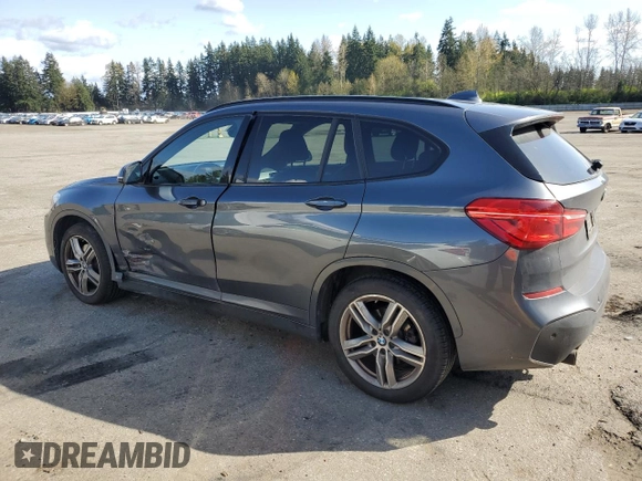 2016 BMW X1 xDrive28i with VIN WBXHT3C36G5E48019, listed as a Copart auction lot 51843235 with 95,711 mi miles and Salvage Title. Bid and sale history available at carsss.com. Image 2.