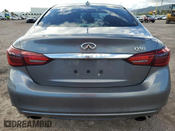 2020 Infiniti Q50 Pure with VIN JN1EV7AP2LM207128, listed as a Copart auction lot 50273975 with 79,753 mi miles and Clean title. Bid and sale history available at DreamBid. Image 6.