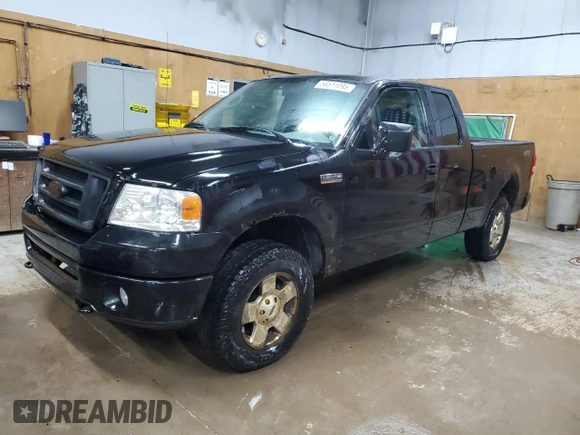 2006 Ford F-150 STX with VIN 1FTRX14W36FA20773, listed as a Copart auction lot 56511095 with 180,738 mi miles and Salvage title. Bid and sale history available at DreamBid. Image 1.