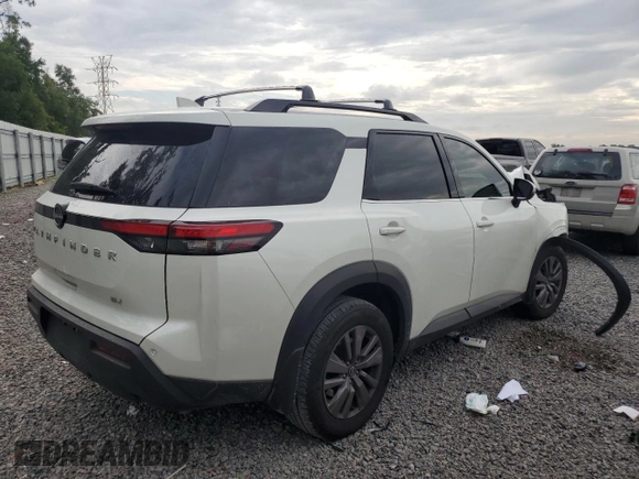 2024 Nissan Pathfinder SV with VIN 5N1DR3BA2RC200075, listed as a Copart auction lot 63467585 with 35,160 mi miles and Non repairable. Bid and sale history available at DreamBid. Image 3.