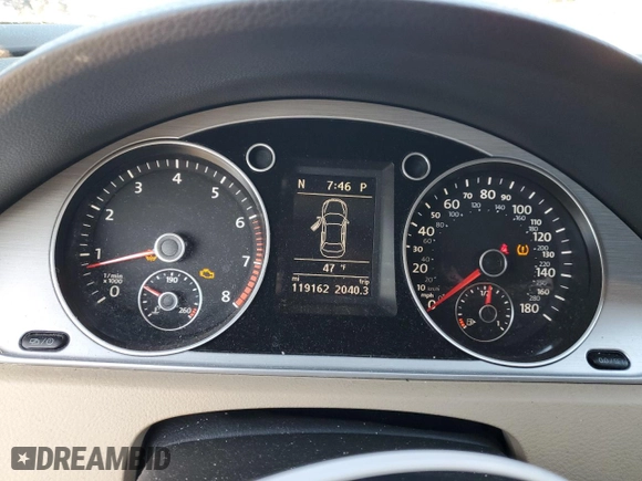 2016 Volkswagen CC Sport with VIN WVWBP7AN7GE500788, listed as a Copart auction lot 49979085 with 119,162 mi miles and Salvage Title. Bid and sale history available at carsss.com. Image 9.