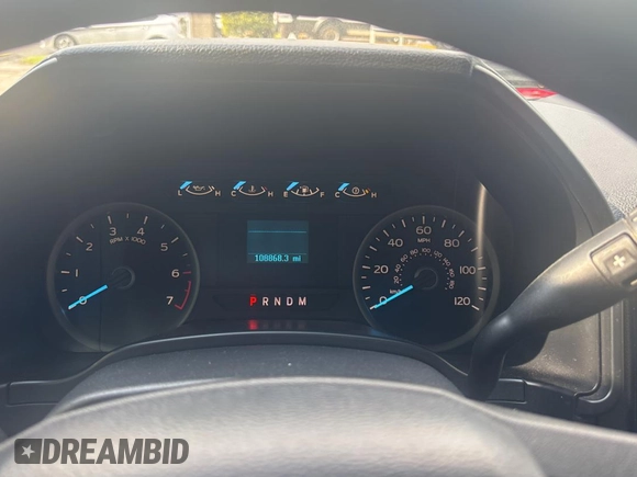 2018 Ford F-150 XL with VIN 1FTEW1CG7JKE78182, listed as a Copart auction lot 53730155 with 108,863 mi miles and Clean Title. Bid and sale history available at carsss.com. Image 8.