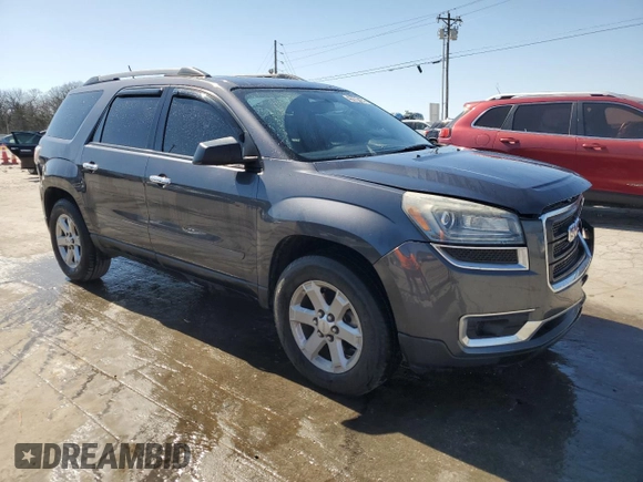 2013 GMC Acadia SLE with VIN 1GKKRPKD2DJ242798, listed as a Copart auction lot 48775495 with 162,742 mi miles and Salvage Title. Bid and sale history available at DreamBid. Image 4.