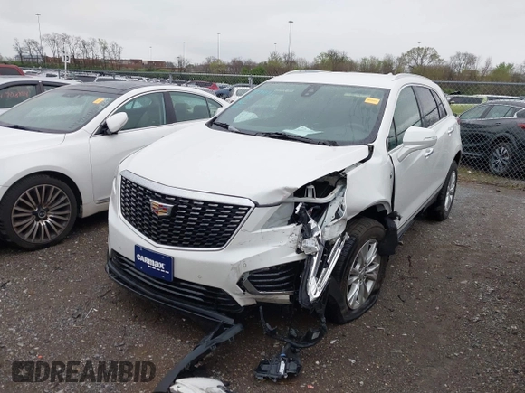 2021 Cadillac XT5 FWD Luxury with VIN 1GYKNAR47MZ121920, listed as a IAAI auction lot 41868087 with 38,315 mi miles. Bid and sale history available at carsss.com. Image 6.